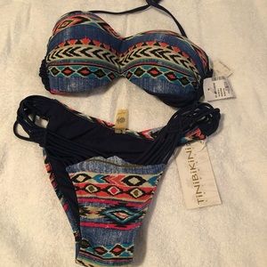 Tinibikini two pieces swim wear